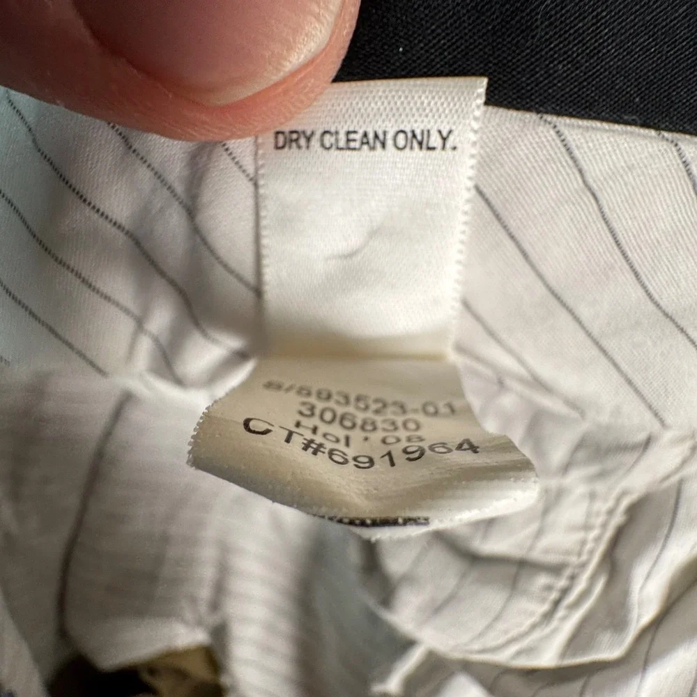Banana Republic Mens Corduroy Pants 34x33 Khaki Tan Flat Front Classic Fit‎